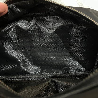PRADA RE-NYLON WASH BAG BLACK