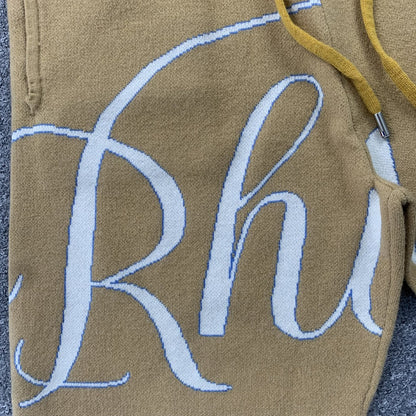 RHUDE SHORTS BEIGE