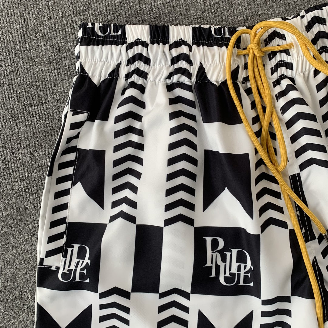 RHUDE SHORTS BLACK