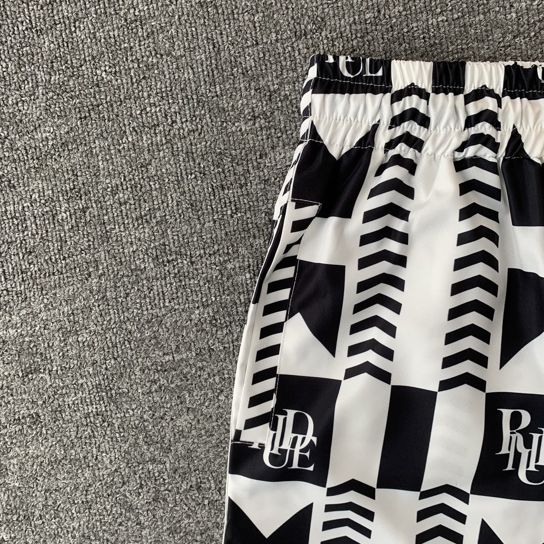 RHUDE SHORTS BLACK