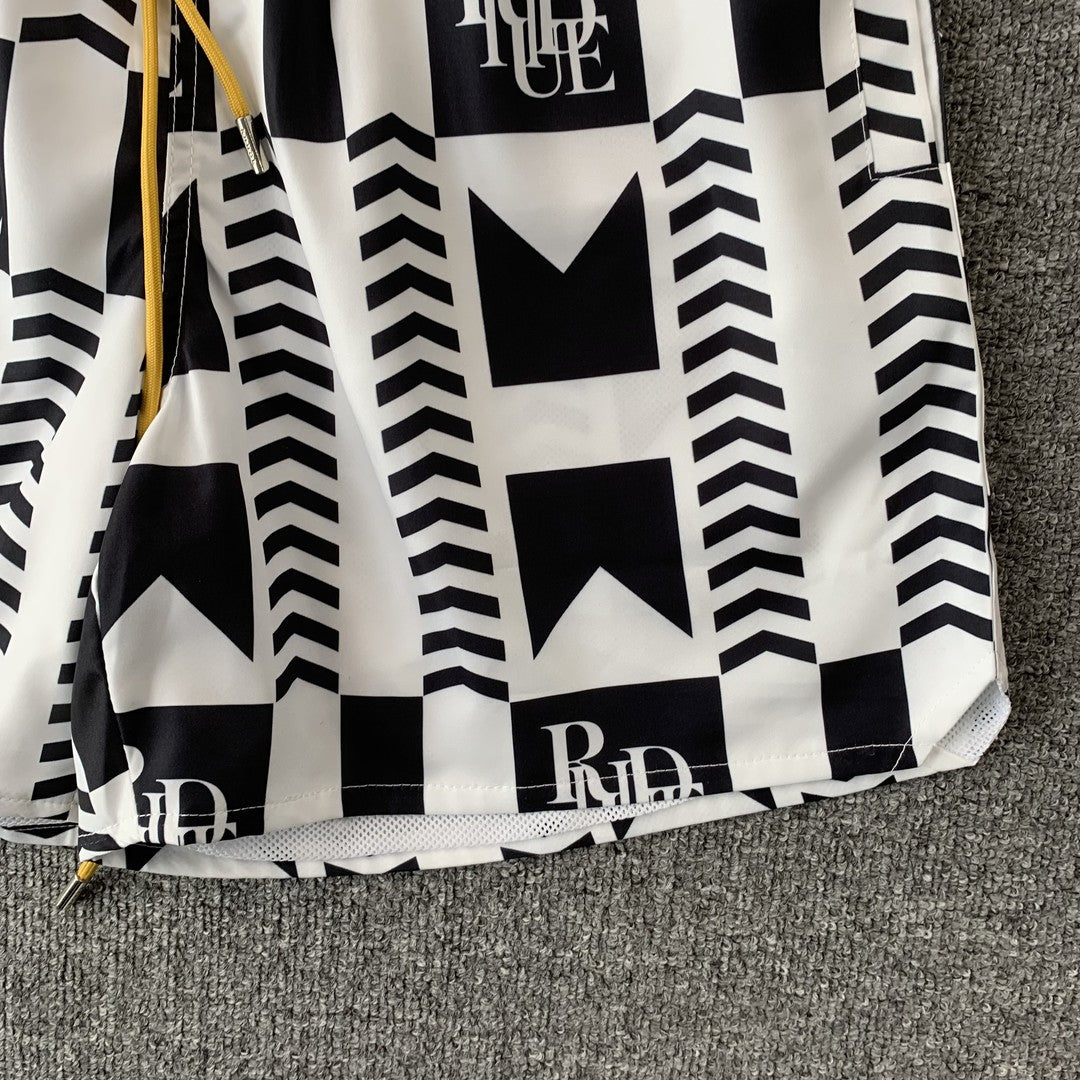 RHUDE SHORTS BLACK