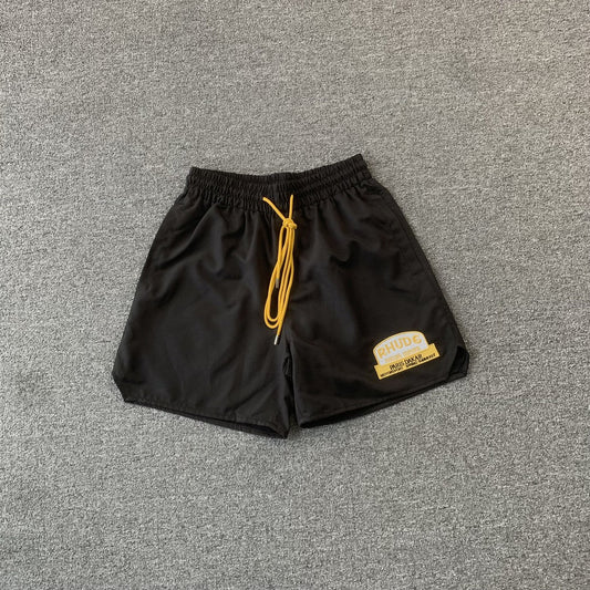 RHUDE SHORTS BLACK