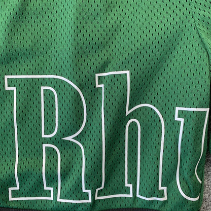 RHUDE SHORTS GREEN