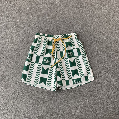 RHUDE SHORTS GREEN