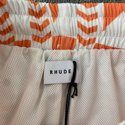 RHUDE SHORTS ORANGE