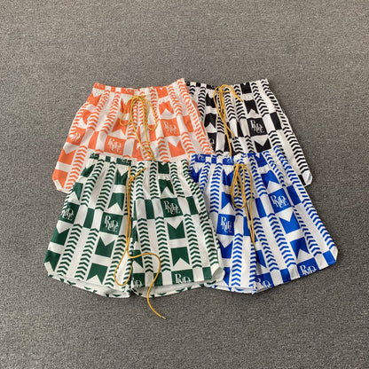 RHUDE SHORTS ORANGE