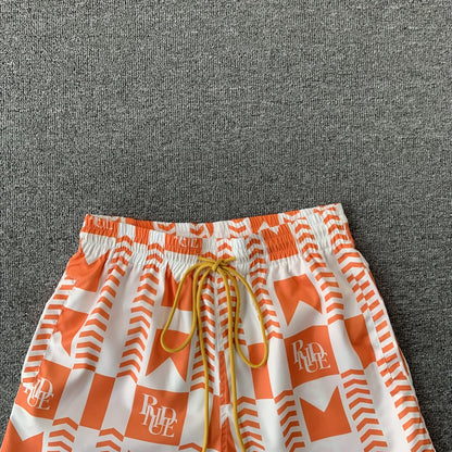 RHUDE SHORTS ORANGE