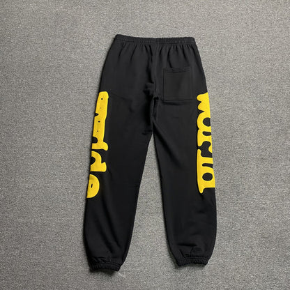 Sp5der Beluga Sweatpants Onyx Yellow