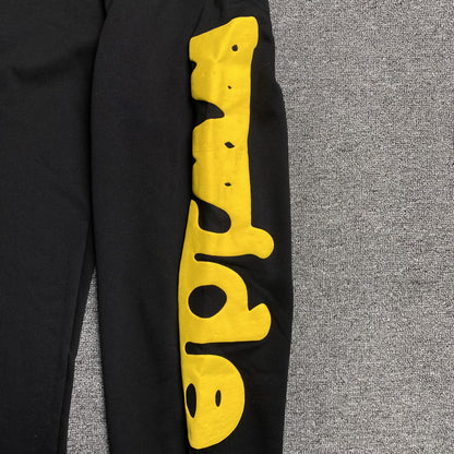 Sp5der Beluga Sweatpants Onyx Yellow