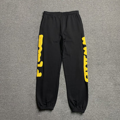 Sp5der Beluga Sweatpants Onyx Yellow