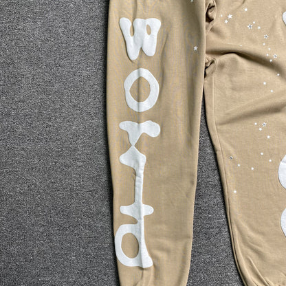 Sp5der Beluga Sweatpants Sand