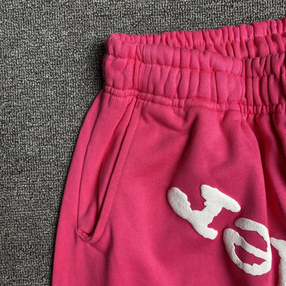 Sp5der Legacy Sweatpants Pink