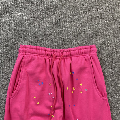 Sp5der P*Nk Sweatpants Pink