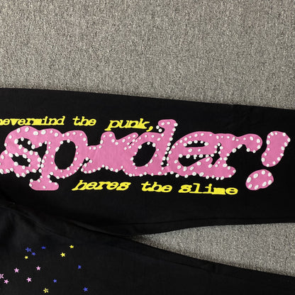 Sp5der P*Nk V2 Sweatpants Black