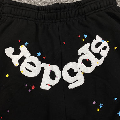 Sp5der Wait Web Sweatpants Black