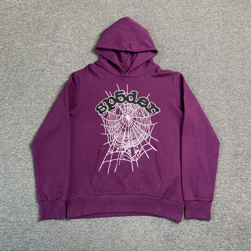 SP5DER WEB HOODIE PURPLE