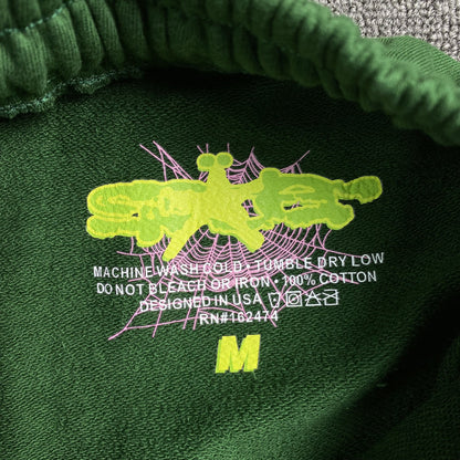 Sp5der Web Sweatpants Hunter Green