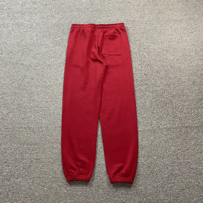Sp5der Web Sweatpants Red