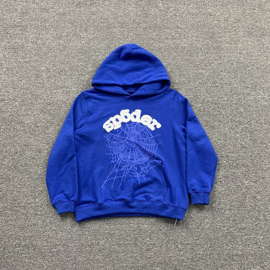 SP5DER WEBSUIT HOODIE BLUE