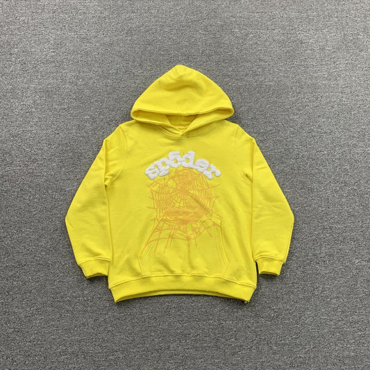 SP5DER WEBSUIT HOODIE YELLOW