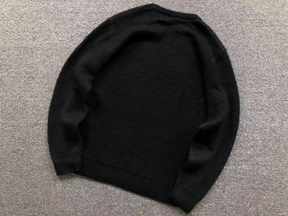 Stussy Dice Mohair Knit Sweater Black