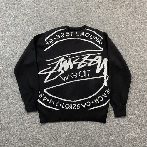 Stussy Laguna Icon Sweater Black