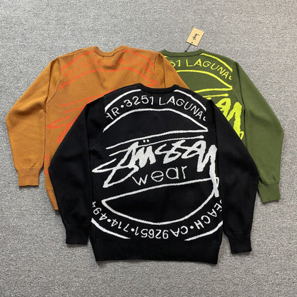 Stussy Laguna Icon Sweater Tan