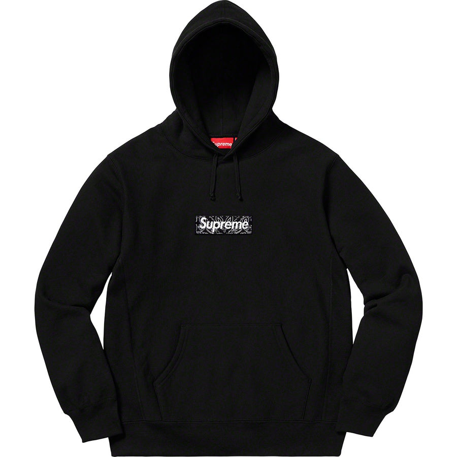 SUPREME BANDANA BOX LOGO HOODED SWEATSHIRT
