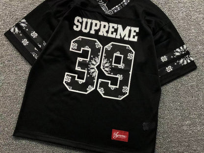 Supreme Bandana Football Jersey Black
