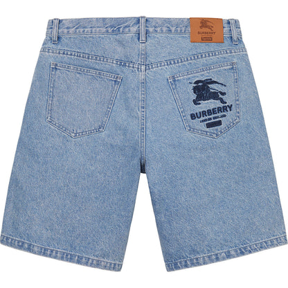 SUPREME BURBERRY DENIM SHORT