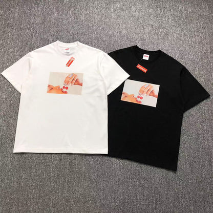 SUPREME CHERRIES TEE BLACK