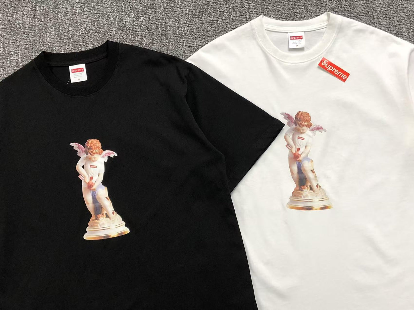 SUPREME CUPID TEE BLACK