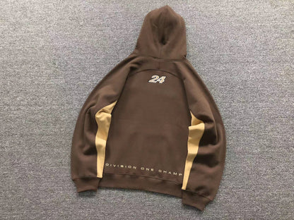 Supreme Division Hoodie Brown