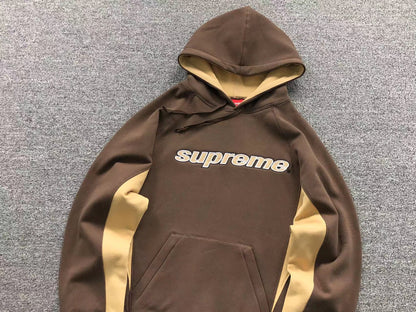 Supreme Division Hoodie Brown