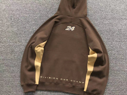 Supreme Division Hoodie Brown