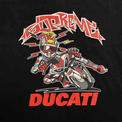 SUPREME DUCATI BIKE TEE BLACK