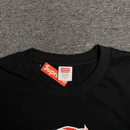 SUPREME DUCATI BIKE TEE BLACK