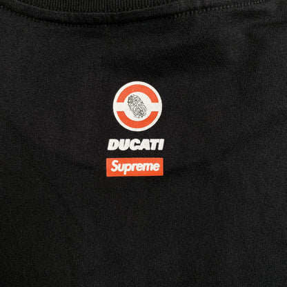 SUPREME DUCATI BIKE TEE BLACK