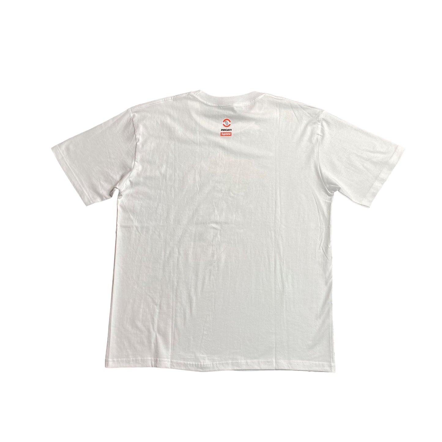 SUPREME DUCATI BIKE TEE WHITE