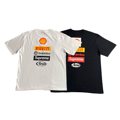 SUPREME DUCATI LOGO TEE BLACK