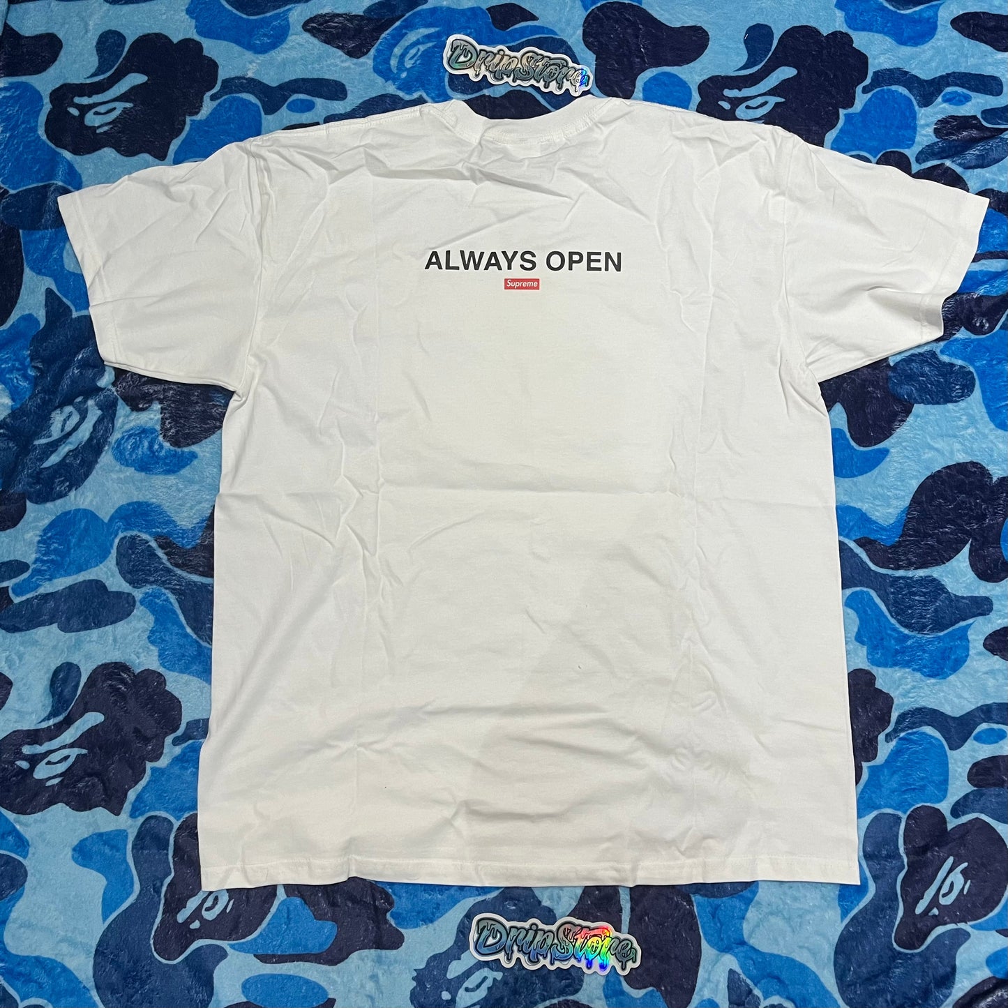 SUPREME GAS TEE BLACK