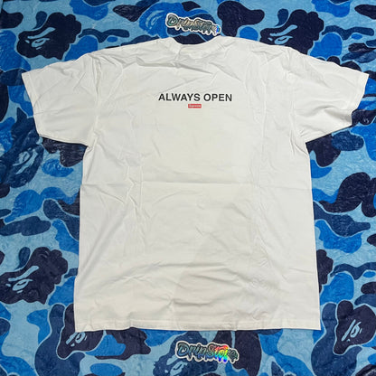 SUPREME GAS TEE BLACK