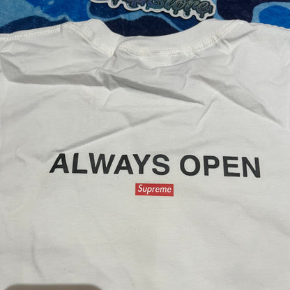 SUPREME GAS TEE BLACK