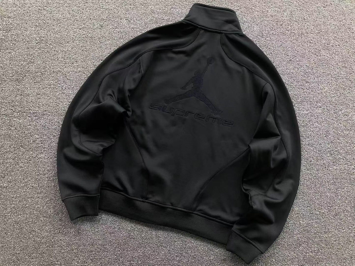 Supreme Jordan Tricot Track Jacket Black