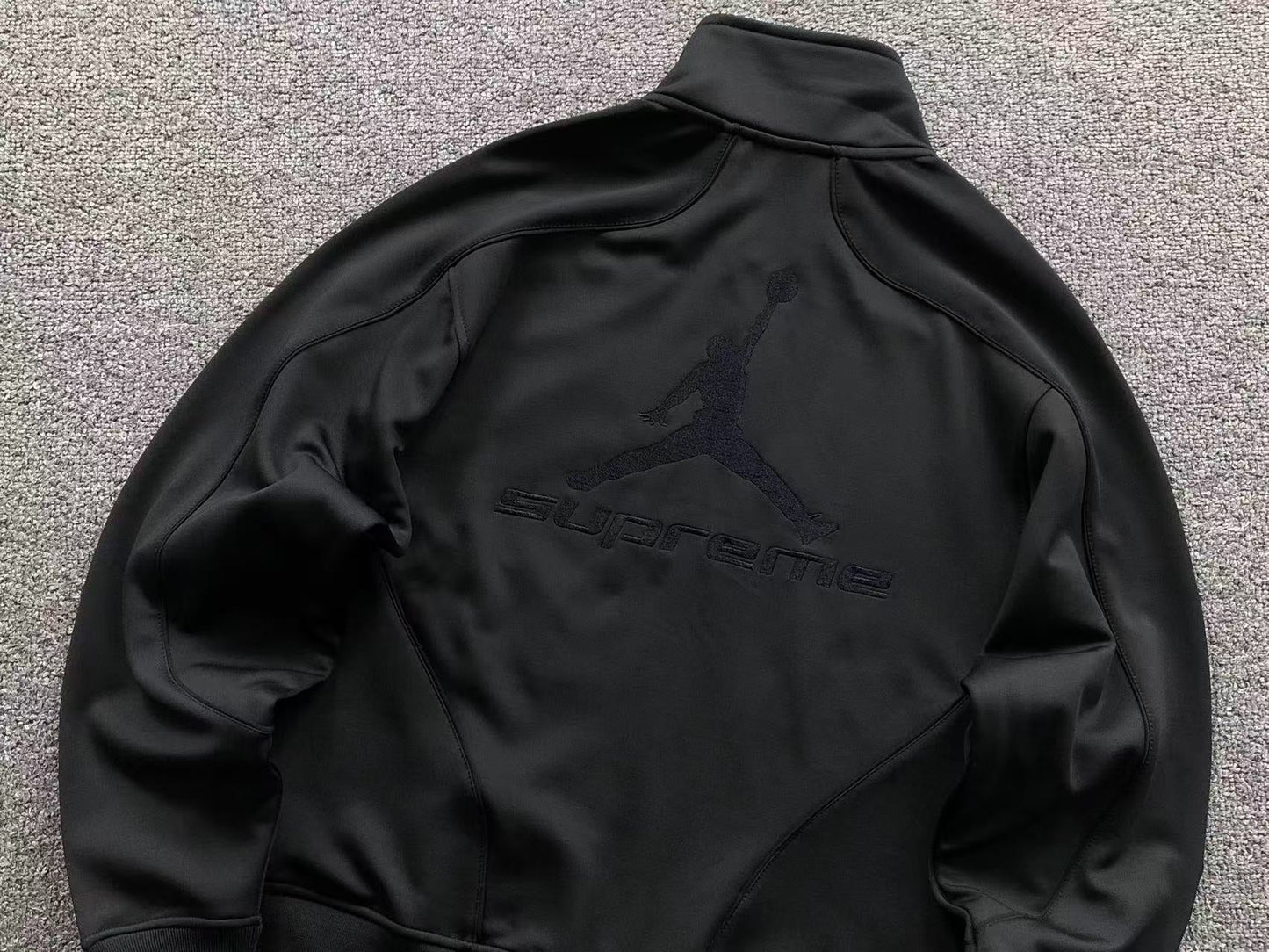 Supreme Jordan Tricot Track Jacket Black