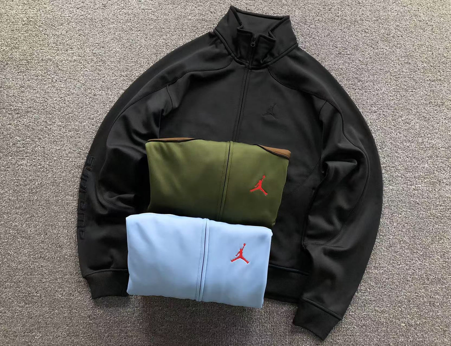 Supreme Jordan Tricot Track Jacket Black
