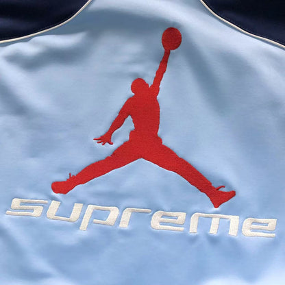 Supreme Jordan Tricot Track Jacket Light Blue