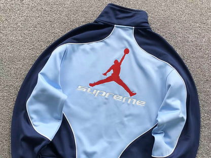 Supreme Jordan Tricot Track Jacket Light Blue