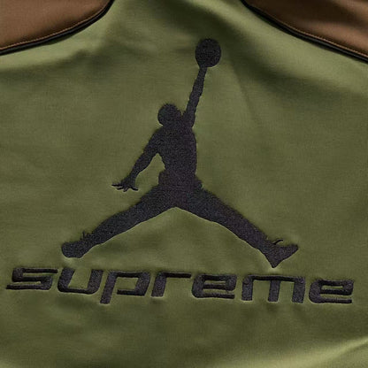 Supreme Jordan Tricot Track Jacket Olive
