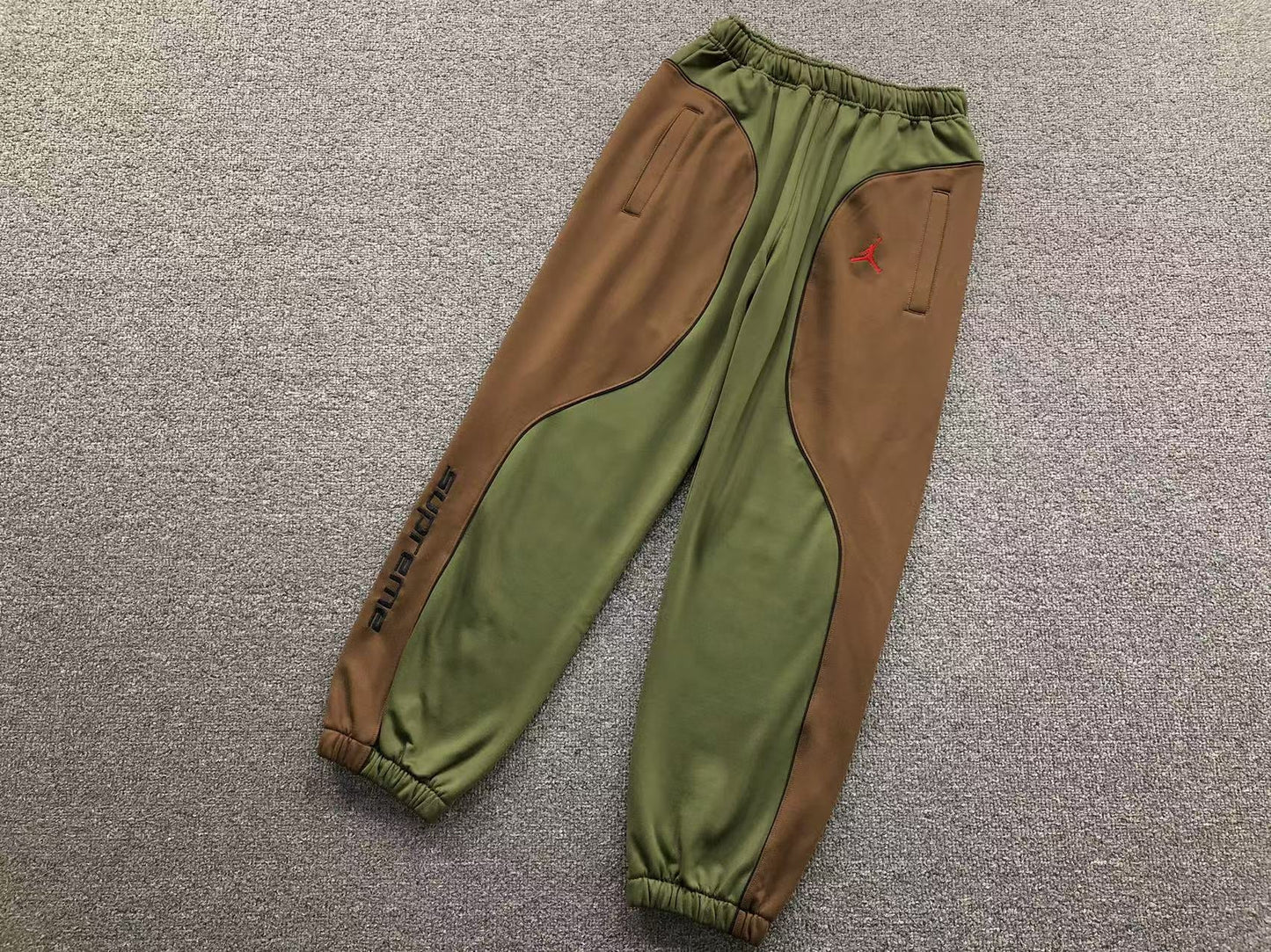 Supreme Jordan Tricot Track Pants Olive